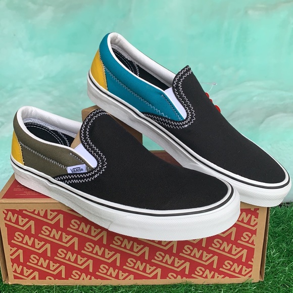 VANS CLASSIC SLIP ON ZIG ZAG MULTI/TRUE WHITE WMNS - Picture 4 of 16